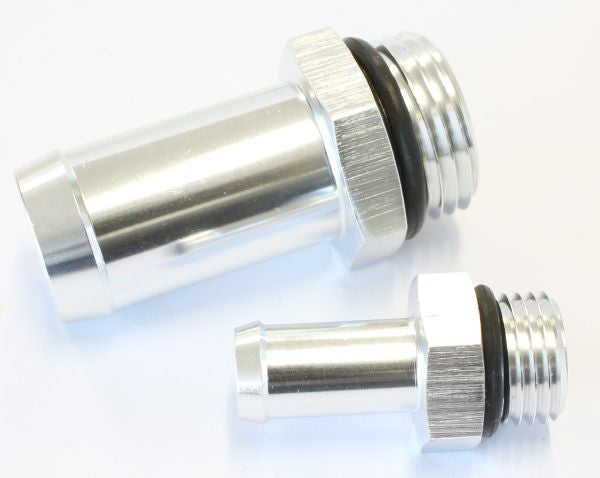 Replacement Fittings for Power Steering Tanks   Suit AF77-1025, Silver Finish