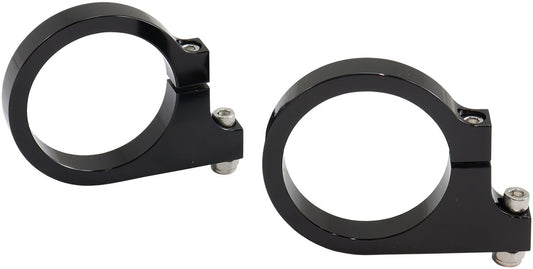 Aeroflow Replacement 2" Billet Mounting Brackets  Suit AF77-1021 Billet Radiator Overflow Tank, Black Finish