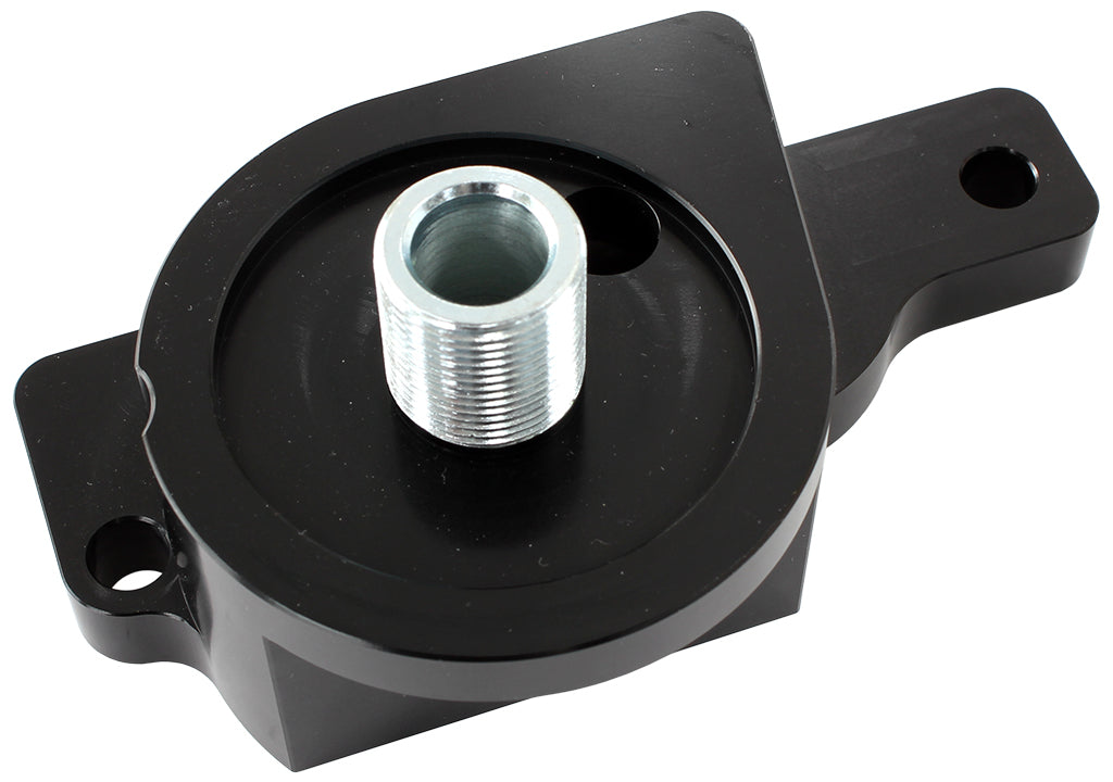 Oil Block Adapter with Spin-On OE Oil Filter Base  Suit GM LS Series, Filter Thread M22 x 1.50
