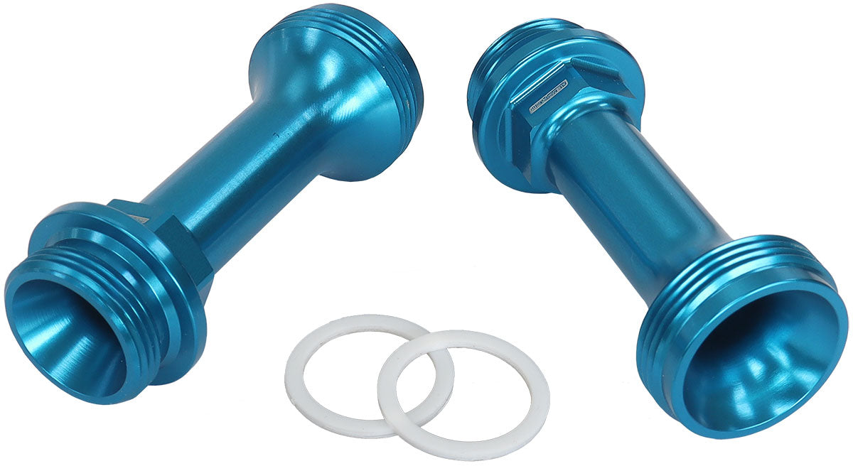 Aeroflow Replacement Billet Adjustable Fuel Log Legs  Suit Adjustable Fuel Log (AF64-2037), 7/8-20" Thread, Blue Finish