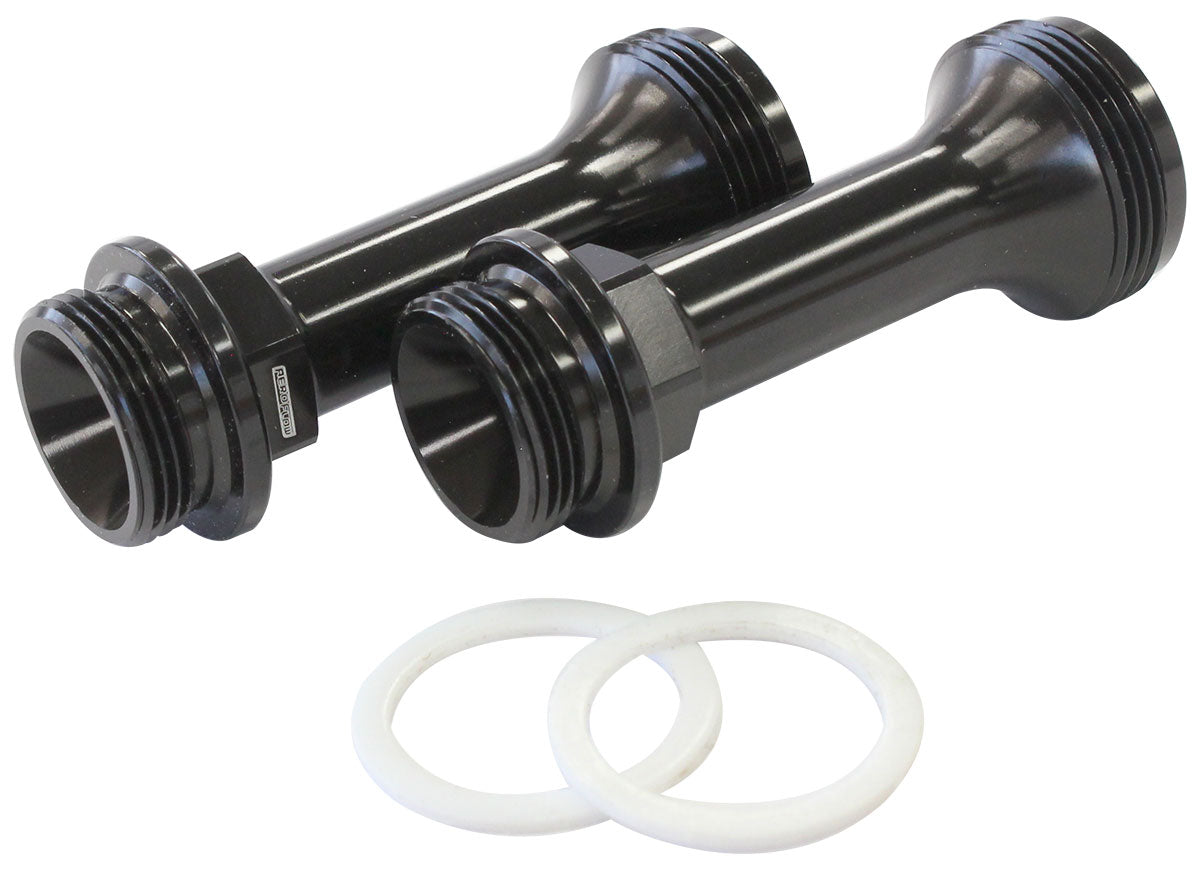 Aeroflow Replacement Billet Adjustable Fuel Log Legs  Suit Adjustable Fuel Log (AF64-2037), 7/8-20" Thread, Black Finish