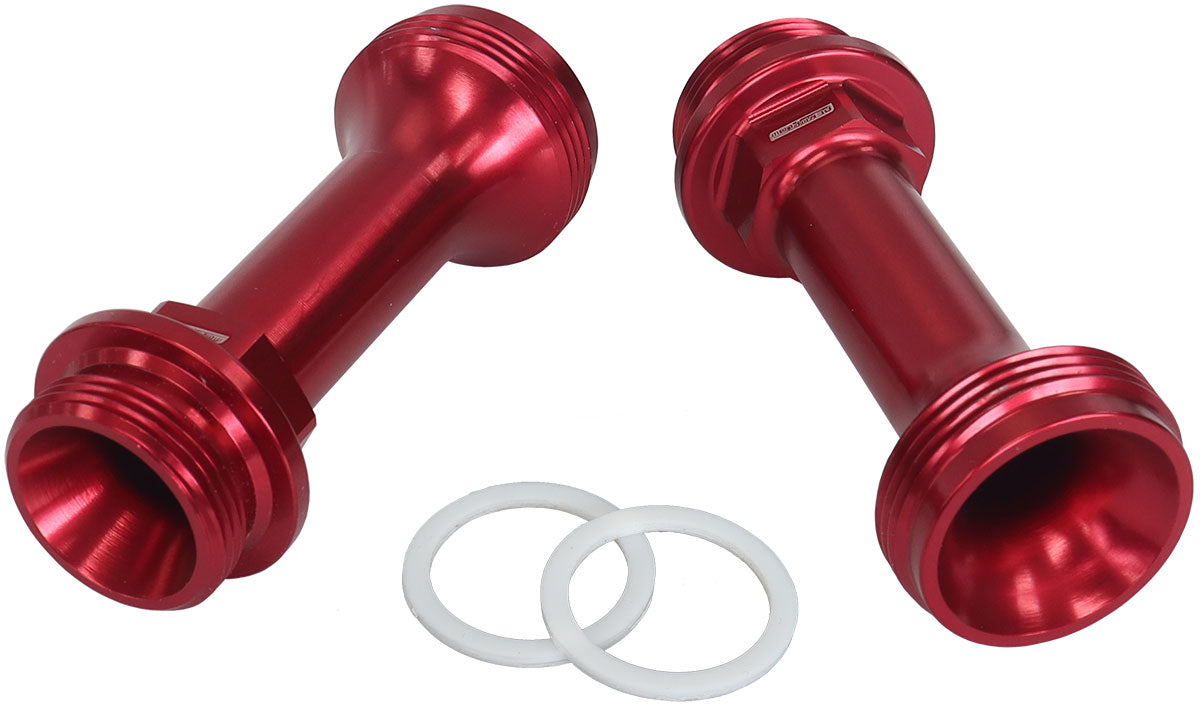 Aeroflow Replacement Billet Adjustable Fuel Log Legs  Suit Adjustable Fuel Log (AF64-2037), 7/8-20" Thread, Red Finish