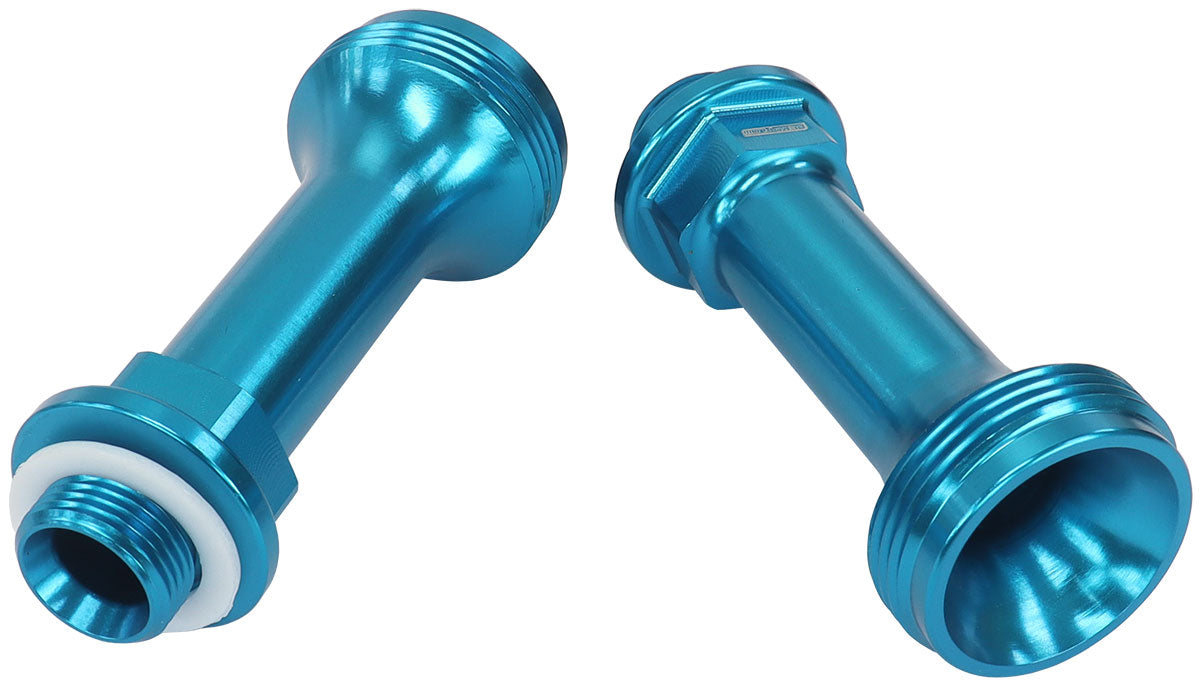 Aeroflow Replacement Billet Adjustable Fuel Log Legs  Suit Adjustable Fuel Log (AF64-2037), 9/16-24" Thread, Blue Finish
