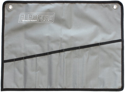 Aeroflow Foldable Pro Spanner Bag  With 8 Spanner Pockets, Grey Finish