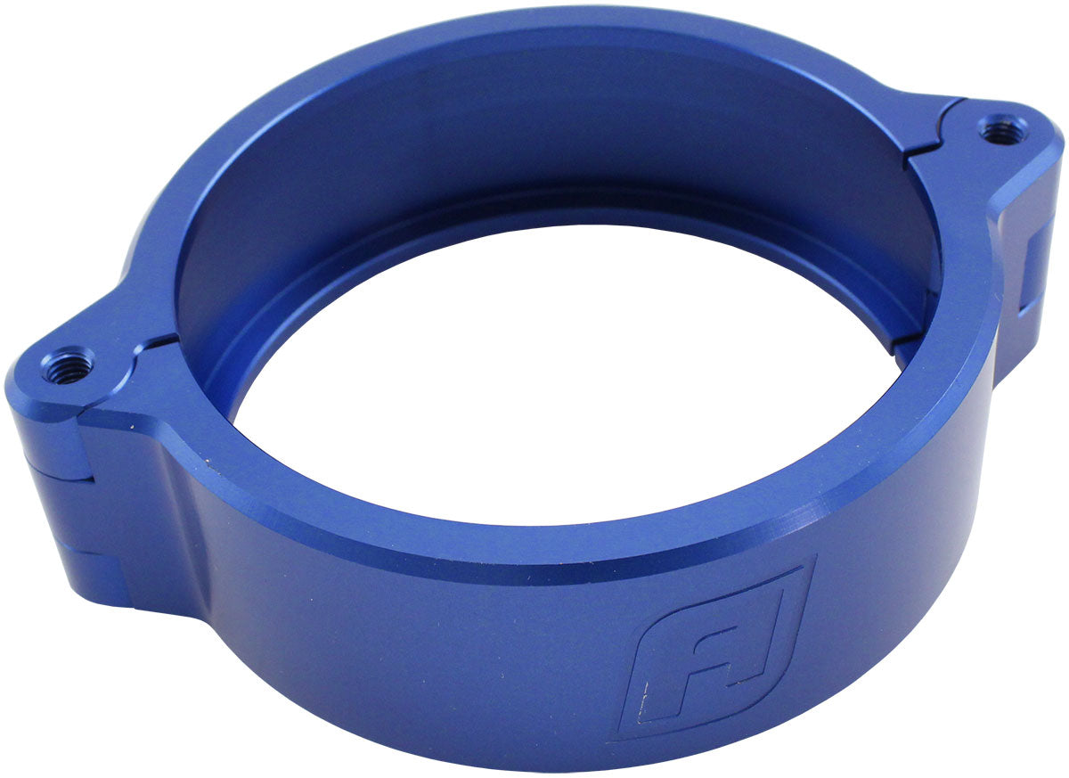 Replacement 3" Billet Intercooler Clamp - Blue Finish     Clamp and Two Bolts Included