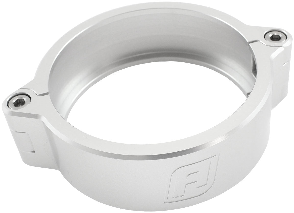 Replacement 4" Billet Intercooler Clamp - Silver Finish     Clamp and Two Bolts Included