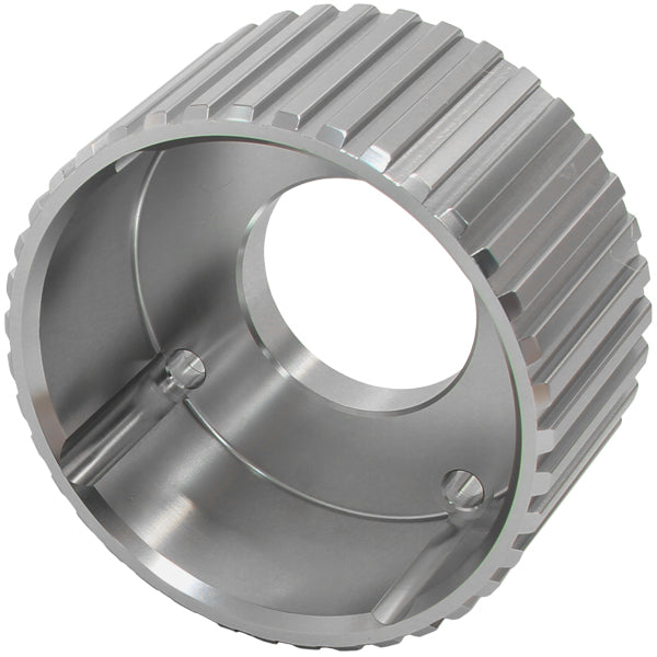 Gilmer Drive Crankshaft Pulley - Silver Finish   Suit Holden V8