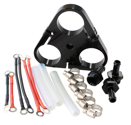 Fuel Cell Triple Pump Conversion Kit   x3 40mm Pumps Suit AF85-3040AS & AF85-3040ASBLK Fuel Cell