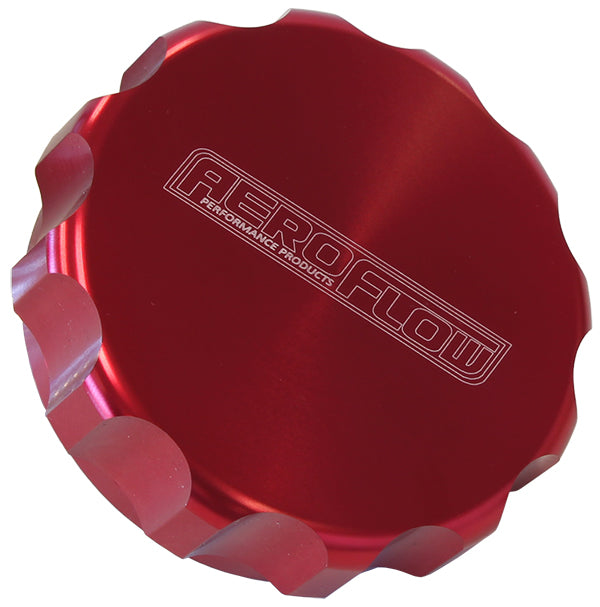 1-1/2" Billet Aluminium Filler Cap    Red Finish