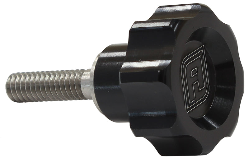 Replacment Bottle Bracket Hold Down Knob   Black Finish