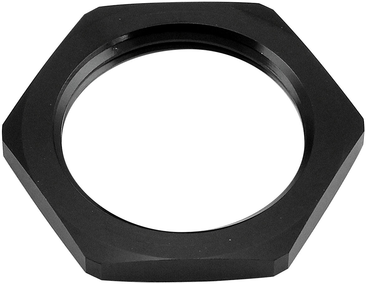 Replacement -16AN Half Nut for all Bulkheads - Black Finish  Sold Individually