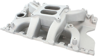 Holden 304 Air Gap Dual Plane Non EFI Intake Manifold, Natural Cast Finish   1500 - 6500 RPM, Square Bore Carburettor Pad, Non-EGR