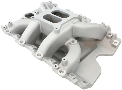 Holden 304 EFI Air Gap Dual Plane Intake Manifold, Natural Cast Finish   1500 - 6500 RPM, Square Bore Carburettor Pad, Non-EGR