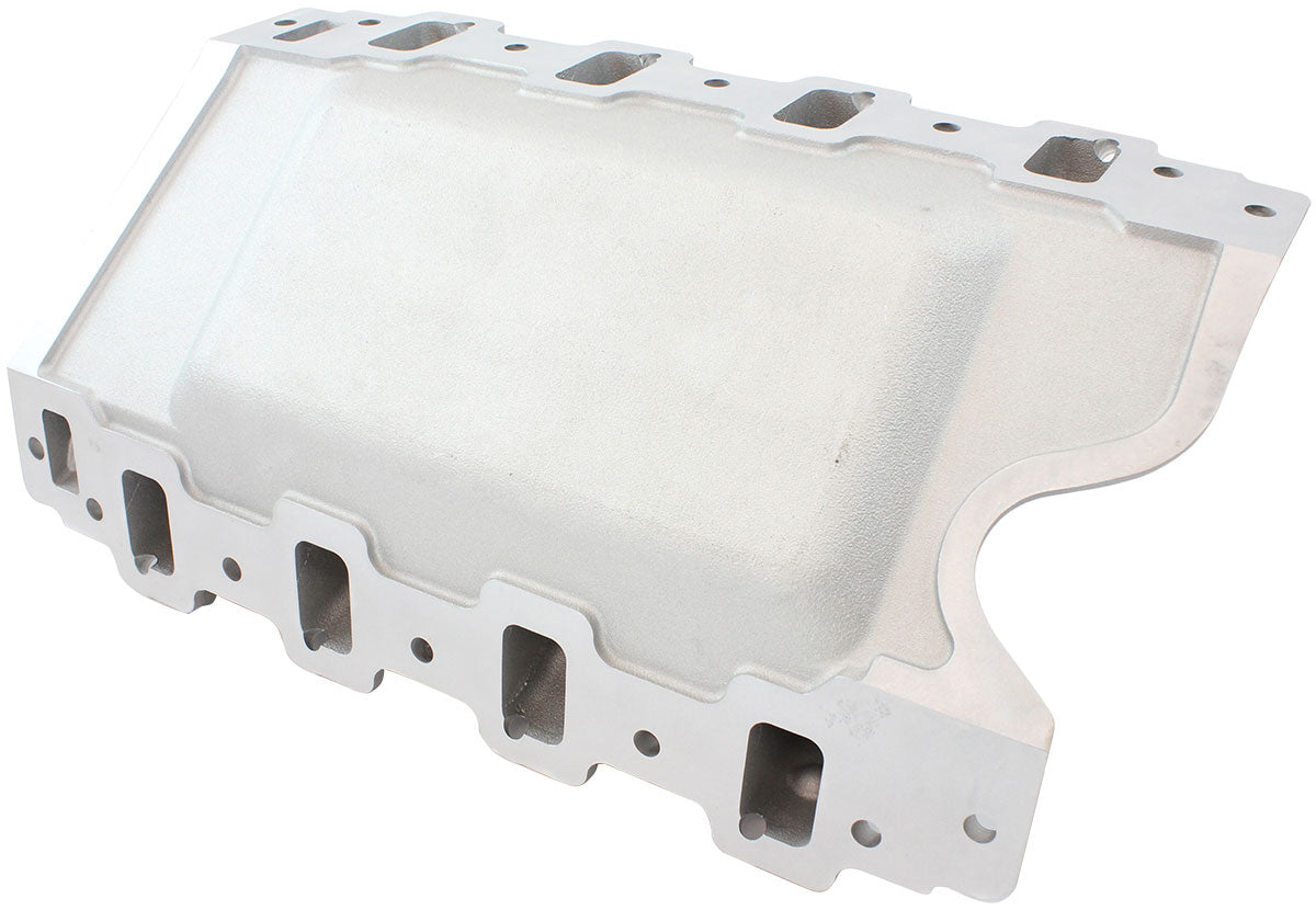 Holden 304 EFI Air Gap Dual Plane Intake Manifold, Natural Cast Finish   1500 - 6500 RPM, Square Bore Carburettor Pad, Non-EGR
