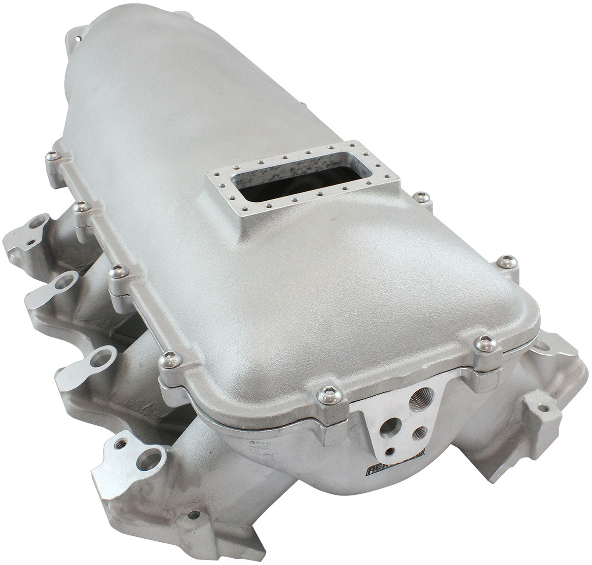 GM LS Cathedral Port Low Rise EFI Modular Intake Manifold, Natural Cast Finish   Suit 102mm/105mm Throttle Body & 14mm Short Injectors