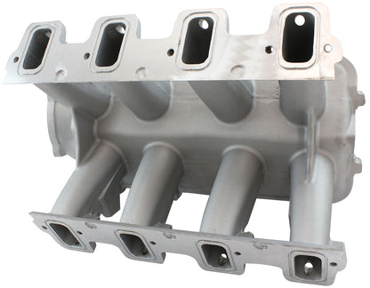 GM LS Rectangle Port Hi Rise EFI Modular Intake Manifold, Natural Cast Finish   Suit 102mm/105mm Throttle Body & 14mm Short Injectors
