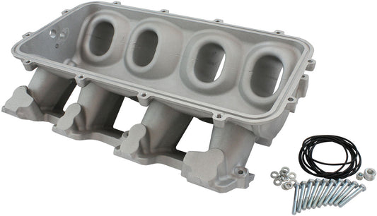 Low Rise NON-EFI GM LS Cathedral Port Intake Manifold Base, Natural Cast Finish   Suit Modular Intake Manifolds