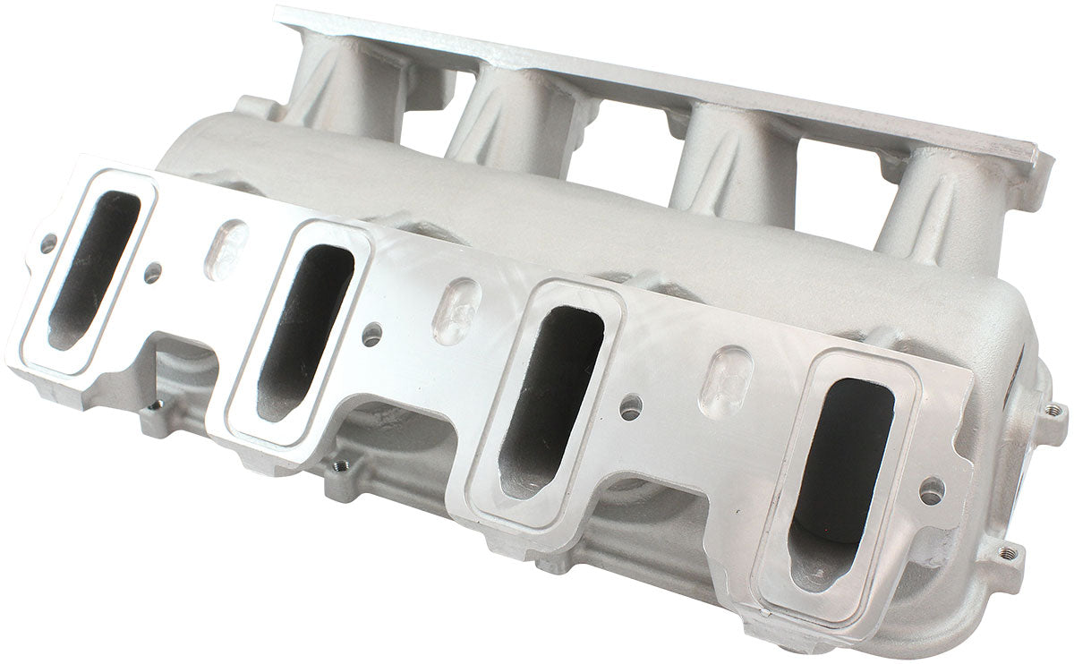 Low Rise NON-EFI GM LS Cathedral Port Intake Manifold Base, Natural Cast Finish   Suit Modular Intake Manifolds