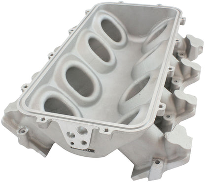 Low Rise NON-EFI GM LS Cathedral Port Intake Manifold Base, Natural Cast Finish   Suit Modular Intake Manifolds