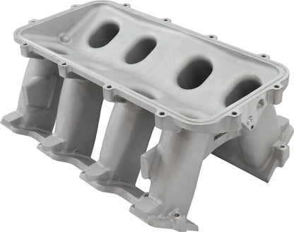 Aeroflow Hi Rise NON-EFI GM LS Cathedral Port Intake Manifold Base, Natural Cast Finish   Suit Modular Intake Manifolds