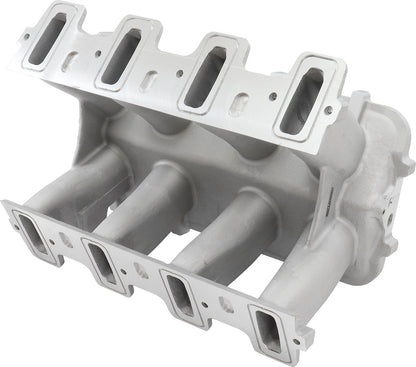 Aeroflow Hi Rise NON-EFI GM LS Cathedral Port Intake Manifold Base, Natural Cast Finish   Suit Modular Intake Manifolds