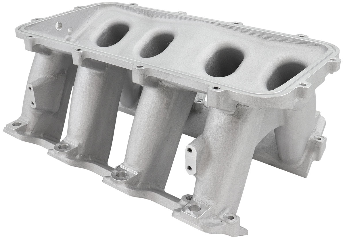 Aeroflow Hi Rise EFI GM LS Cathedral Port Intake Manifold Base, Natural Cast Finish   Suit Modular Intake Manifolds