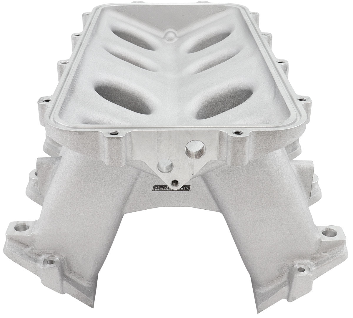 Aeroflow Hi Rise EFI GM LS Cathedral Port Intake Manifold Base, Natural Cast Finish   Suit Modular Intake Manifolds