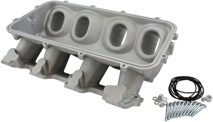 Low Rise NON-EFI GM LS Rectangle Port Intake Manifold Base, Natural Cast Finish   Suit Modular Intake Manifolds