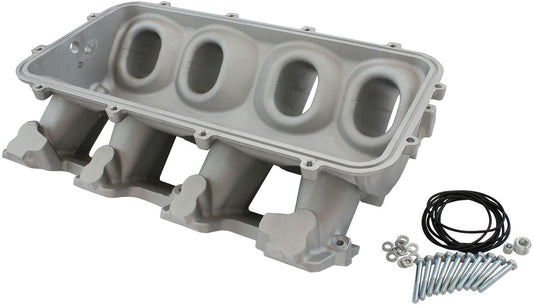 Low Rise NON-EFI GM LS Rectangle Port Intake Manifold Base, Natural Cast Finish   Suit Modular Intake Manifolds
