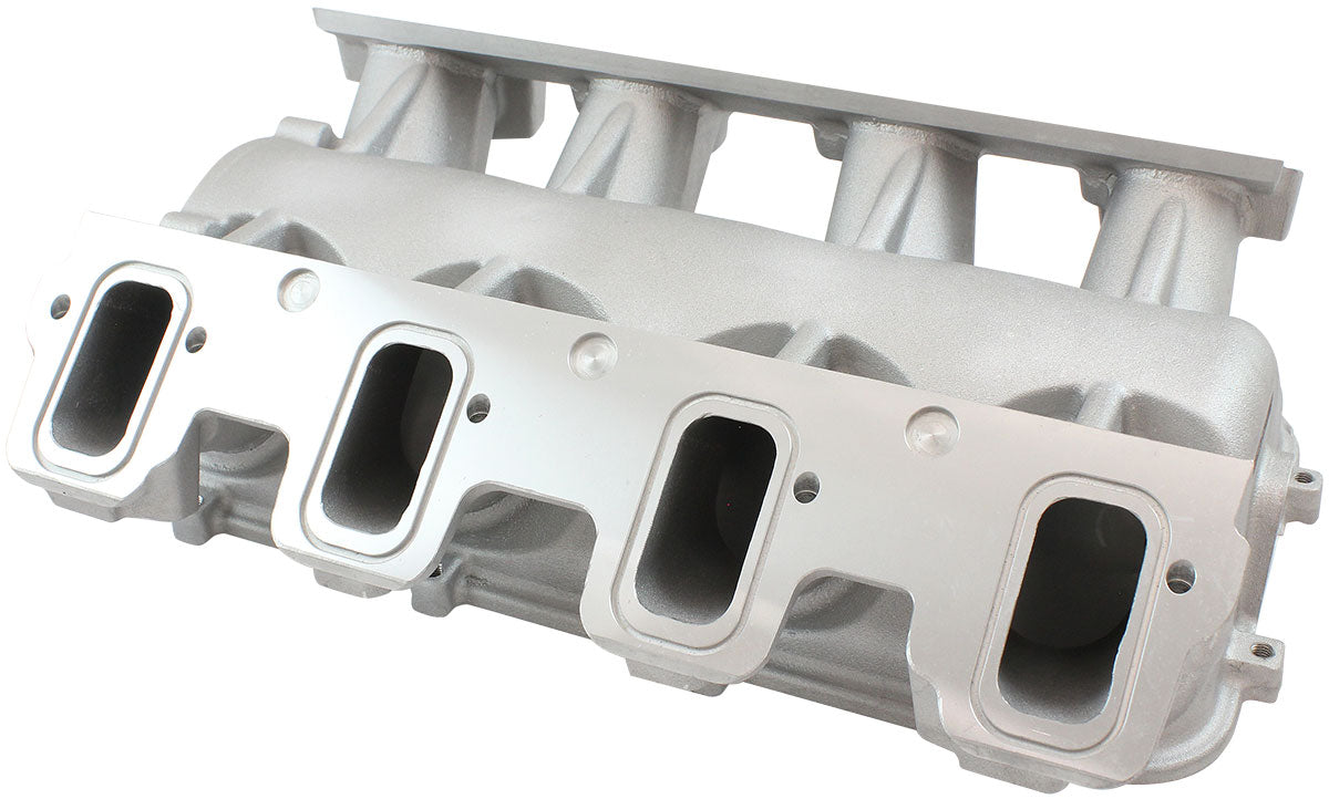 Low Rise NON-EFI GM LS Rectangle Port Intake Manifold Base, Natural Cast Finish   Suit Modular Intake Manifolds