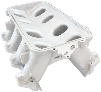 Hi Rise NON-EFI GM LS Rectangle Port Intake Manifold Base, Natural Cast Finish   Suit Modular Intake Manifolds
