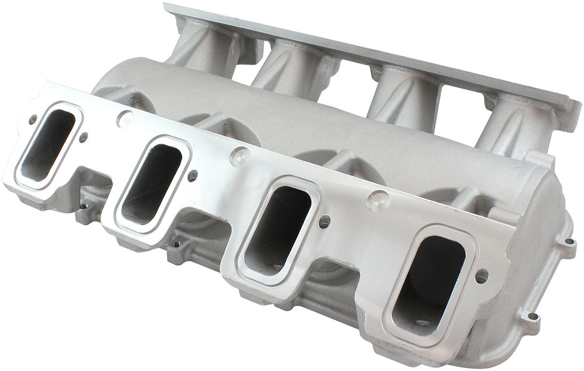 Low Rise EFI GM LS Rectangle Port Intake Manifold Base, Natural Cast Finish   Suit Modular Intake Manifolds
