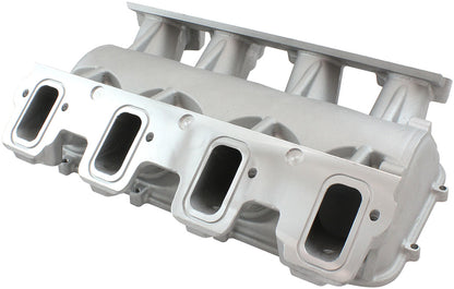 Low Rise EFI GM LS Rectangle Port Intake Manifold Base, Natural Cast Finish   Suit Modular Intake Manifolds