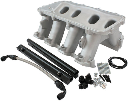 Hi Rise EFI GM LS Rectangle Port Intake Manifold Base, Natural Cast Finish   Suit Modular Intake Manifolds