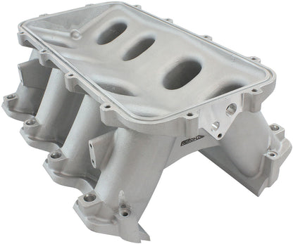 Hi Rise EFI GM LS Rectangle Port Intake Manifold Base, Natural Cast Finish   Suit Modular Intake Manifolds
