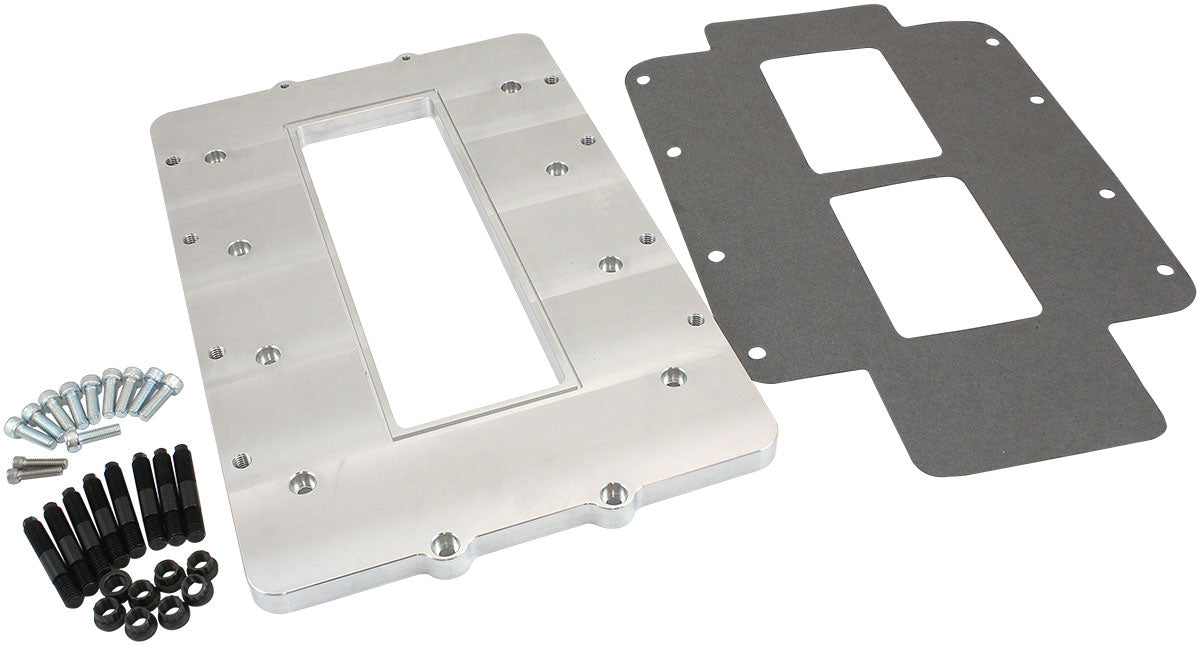 Aeroflow Top Plate with Supercharger Flange For Modular Intake Manifolds - Natural Cast Finish  Suit 6-71 & 8-71 Blowers