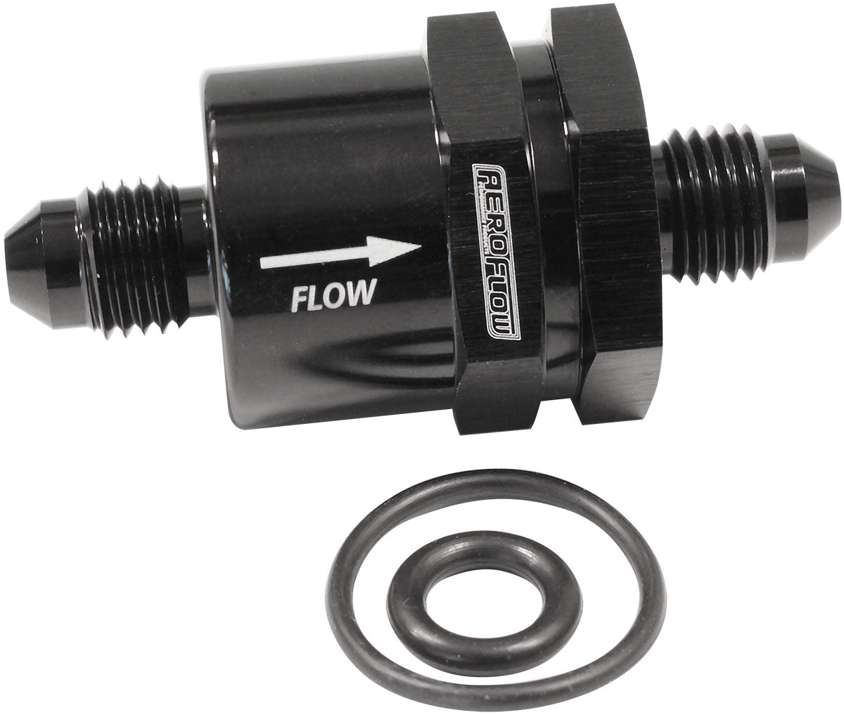 Inline Check Valve -4AN   Black