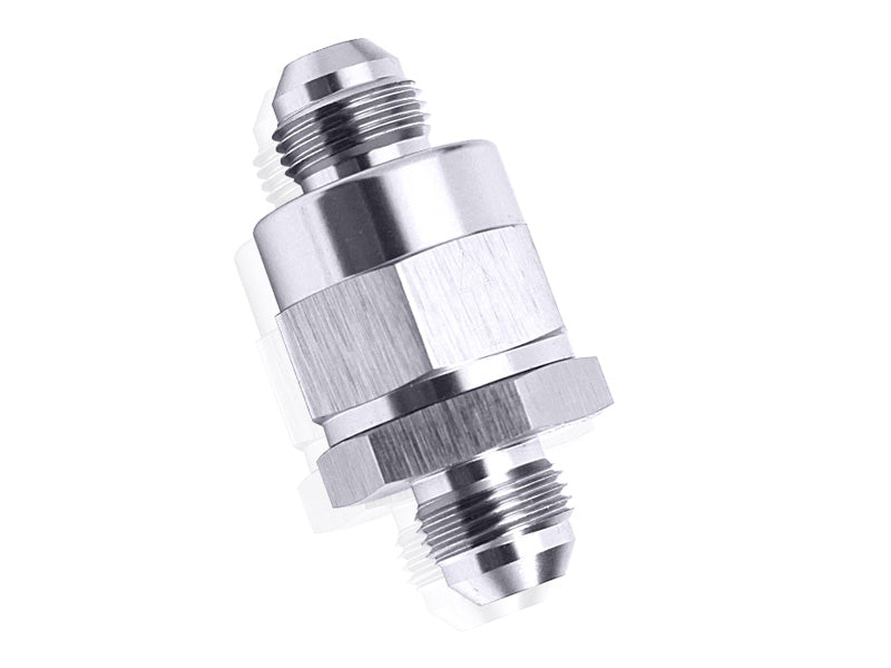 Inline Check Valve -10AN    Silver Finish