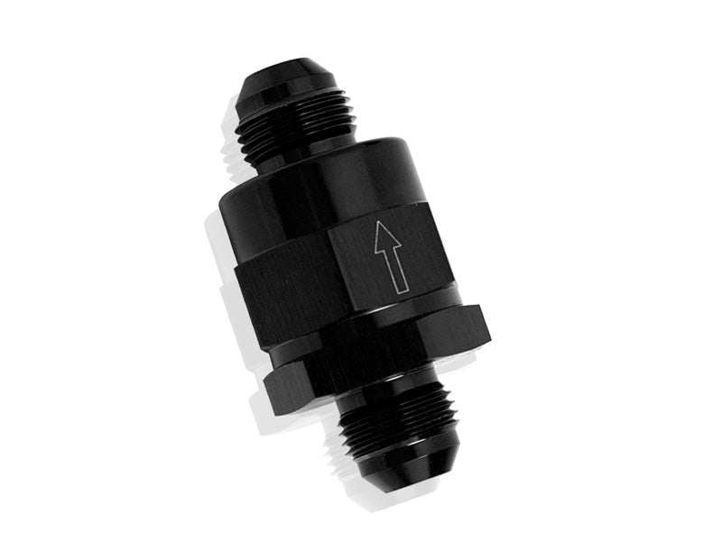 Inline Check Valve -12AN    Black Finish