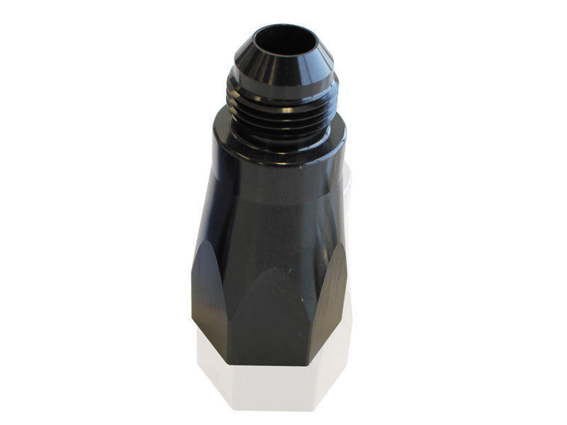 Adjustable Check Valve -6AN   Black Finish. Male to Female AN Outlets