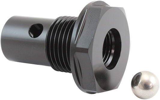 Roll Over Valve -10ORB - Black Finish  -10 Male ORB to -6 Female ORB