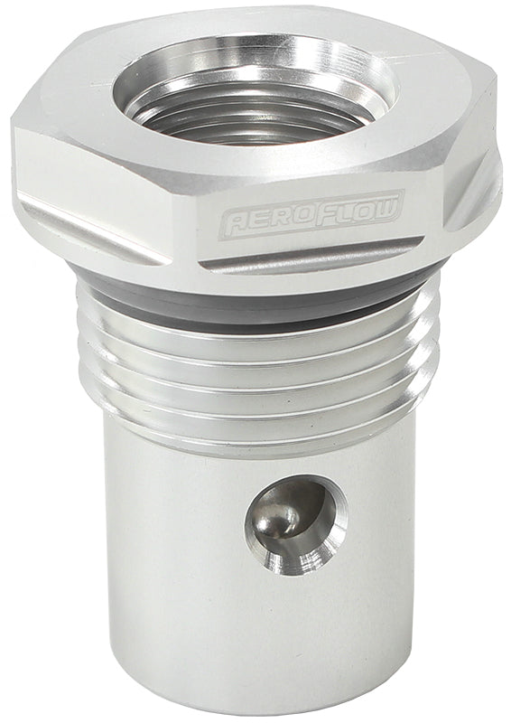 Roll Over Valve -12AN   Silver Finish, Suit Aeroflow Fuel Cells, -12 Male ORB to -8 Female ORB