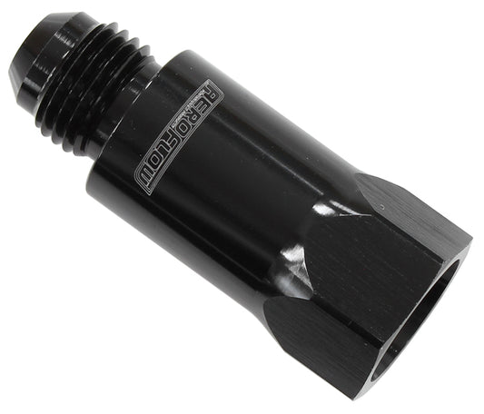 Roll Over Valve -8AN   Black Finish. -8 Female ORB to -8 Male AN