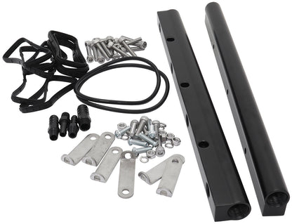 Aeroflow GM LS3 Sheet Metal Intake Manifold with Fuel Rail and Mounting Kit   Suit 102mm Throttle Bodies and Rectangle Port Cylinder Heads