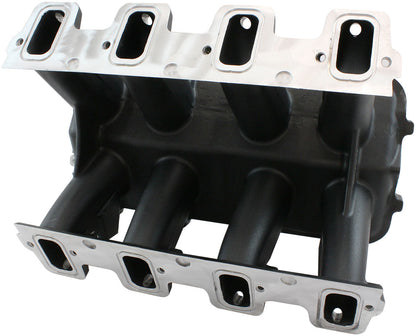 Hi Rise EFI GM LS Rectangle Port Intake ManifoldBase, Black Finish   Suit Modular Intake Manifolds