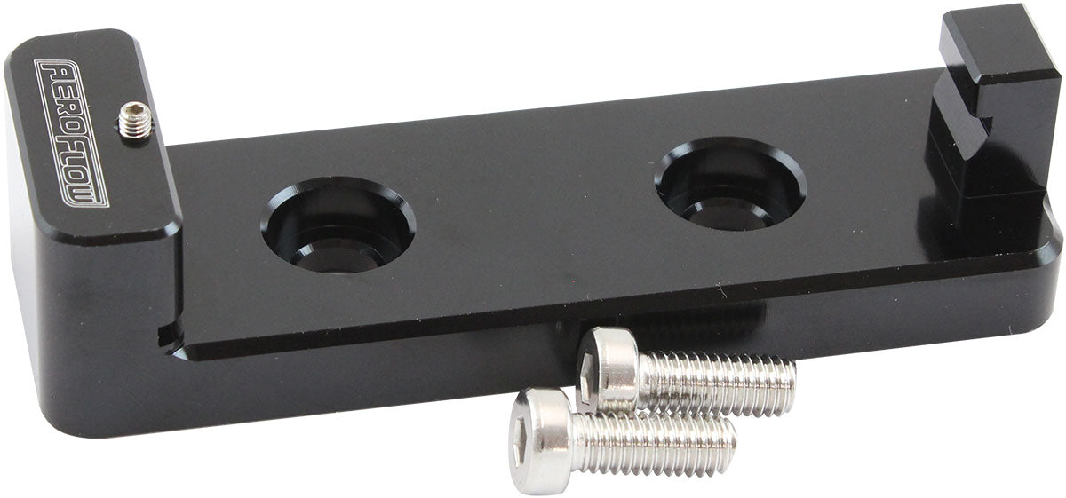 Flex Fuel / E85 Content Sensor Mounting Bracket   Black Finish