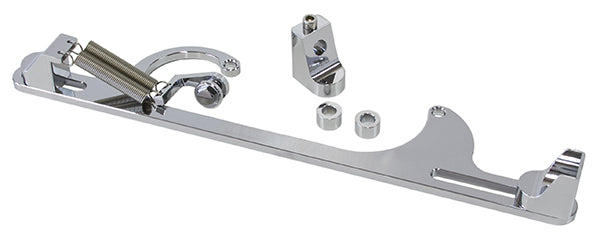 Billet Throttle Cable Bracket 4150 Style    Chrome Finish