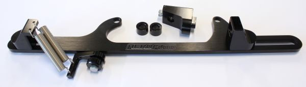 Billet Throttle Cable Bracket 4500 Dominator Style   Black Finish