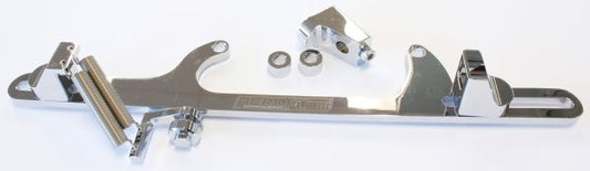 Billet Throttle Cable Bracket 4500 Dominator Style   Chrome Finish