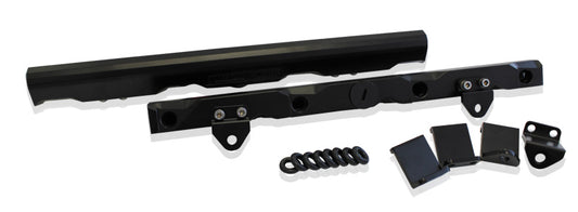 GM LS7 Billet EFI FuelRails - Blue   Suit 14mm Short Length and 3/4" Length Fuel Injectors, -8ORB Ports